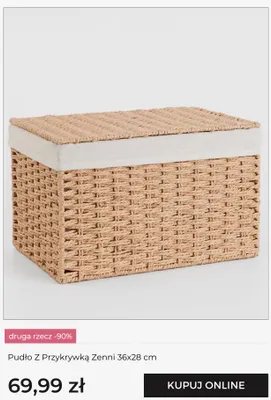 Pudło z przykrywką Zenni 36x28 cm promocja w home&you