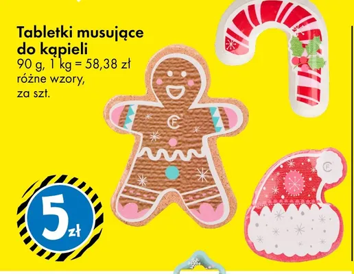 Tabletki musujące do kąpieli promocja w Tedi
