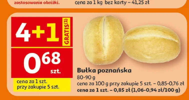 Bułka poznańska promocja w Auchan