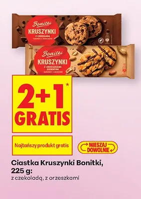 Ciastka Kruszynki Bonitki z czekoladą promocja w Biedronka