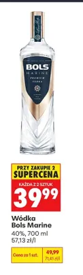 Wódka Bols Marine promocja w Biedronka
