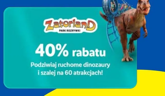 Bilet wstępu do Parku Rozrywki Zatorland promocja w Lidl