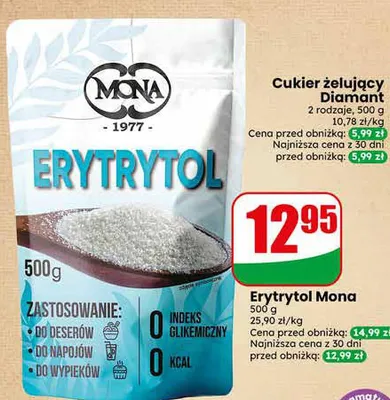 Erytrytol Mona promocja w Dino