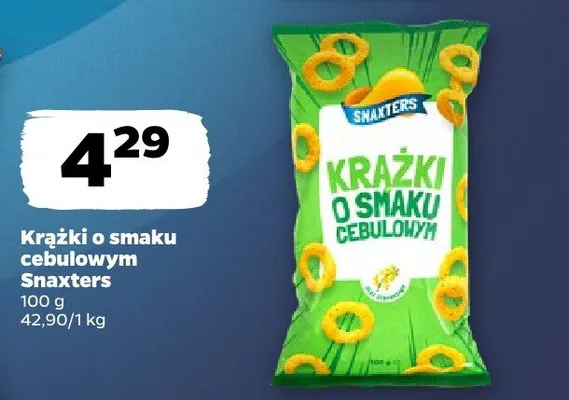 Krążki o smaku cebulowym promocja w Netto