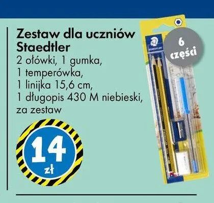 Zestaw dla uczniów Staedtler promocja w Tedi