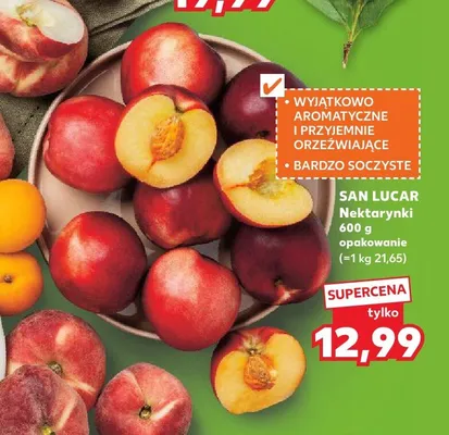 Nektarynki San Lucar promocja w Kaufland