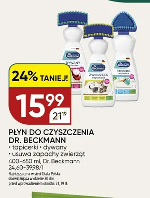 Płyn do czyszczenia dywanów Dr. Beckmann promocja w Chata Polska