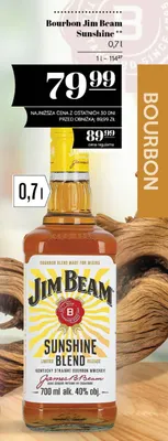 Bourbon Jim Beam Sunshine promocja w POLOmarket