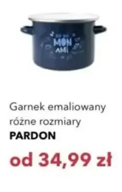 Garnek emaliowany - cena od: Pardon promocja w Nela