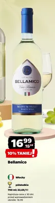 Wino białe Bellamico Vino Bianco półsłodkie promocja w Netto