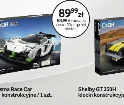 Klocki konstrukcyjne CaDA Fantasma Race Car promocja w Dzień Dziecka
