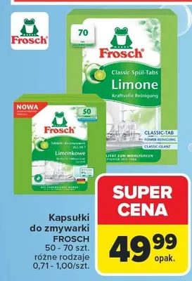 Kapsułki do zmywarki Limone Classic Spül-Tabs różne rodzaje promocja w Carrefour Market
