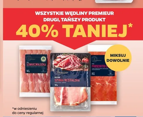 Wędliny Premieur Szynka Westfalska promocja w Netto