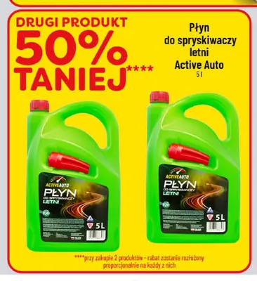 Płyn do spryskiwaczy letni Active Auto promocja w POLOmarket
