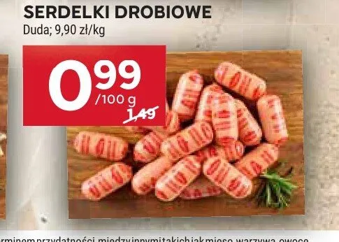 Serdelki drobiowe Duda promocja w Stokrotka
