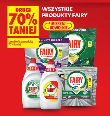Produkty Fairy promocja w Biedronka