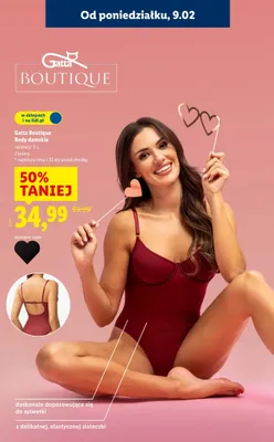 Body damskie, rozmiary S-L promocja w Lidl