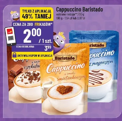 Cappuccino Baristado wybrane rodzaje promocja w POLOmarket