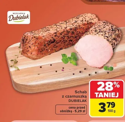 Schab z czarnuszką Dubielak promocja w Carrefour