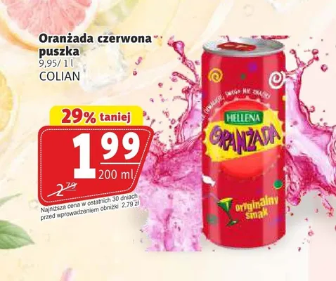 Oranżada czerwona Hellena promocja w Prim Market