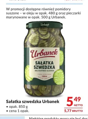 Sałatka szwedzka Urbanek promocja w Makro