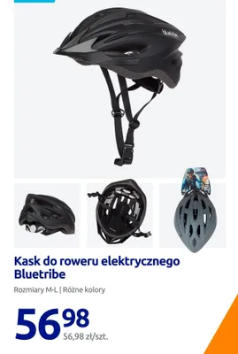Kask do roweru elektrycznego promocja w Action