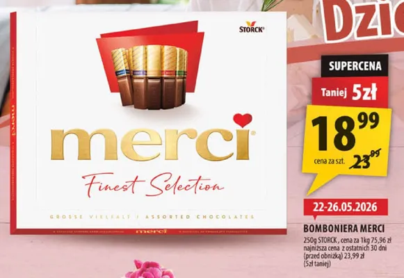 Bomboniera Merci promocja w Arhelan