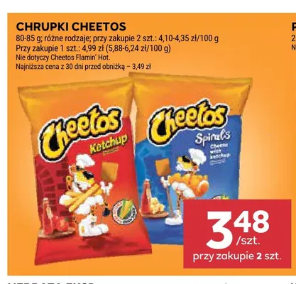Chrupki Cheetos promocja w Stokrotka