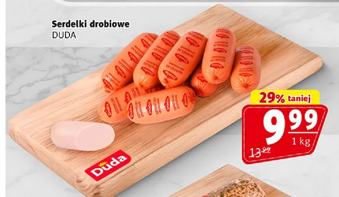 Serdelki drobiowe Duda promocja w Prim Market