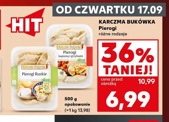 Pierogi Karczma Bukówka promocja w Kaufland