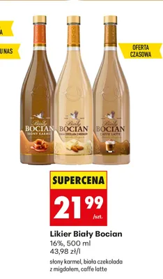 Likier biała czekolada z migdałem promocja w Biedronka