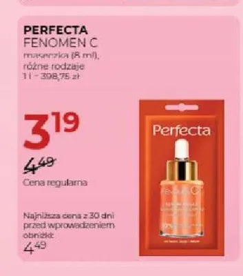 Maseczka Perfecta Fenomen C promocja w Drogerie Jawa