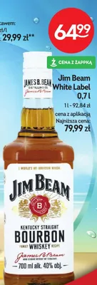 Whisky Jim Beam White Label promocja w Żabka