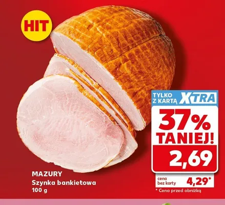 Szynka bankietowa Mazury promocja w Kaufland