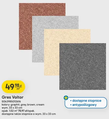 Gres Voltor promocja w Castorama