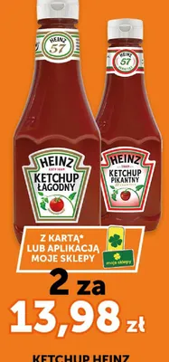 Ketchup Heinz łagodny promocja w Euro Sklep