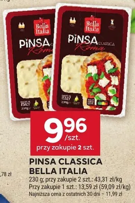 Pinsa Classica Roma Bella Italia promocja w Stokrotka