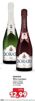 Wino musujące Dorato Rosso promocja w Kaufland