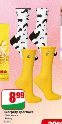 Skarpety sportowe promocja w Dino