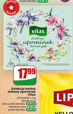 Kolekcja herbat ziołowy upominek Herbal gift promocja w Dino