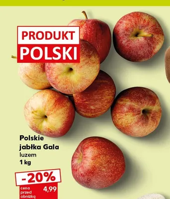 Jabłka Gala polskie promocja w Kaufland