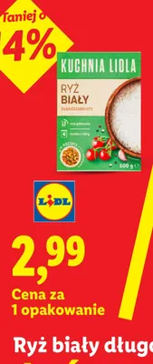 Ryż biały długoziarnisty Kuchnia Lidla promocja w Lidl