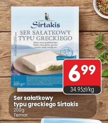 Ser sałatkowy typu greckiego Sirtakis promocja w Market Point