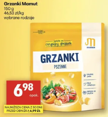 Grzanki pszenne promocja w Delikatesy Centrum