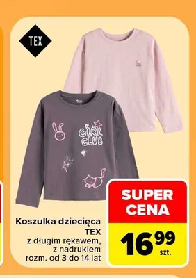 Koszulka dziecięca TEX promocja w Carrefour