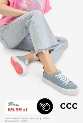Trampki damskie Roxy Vespera promocja w CCC