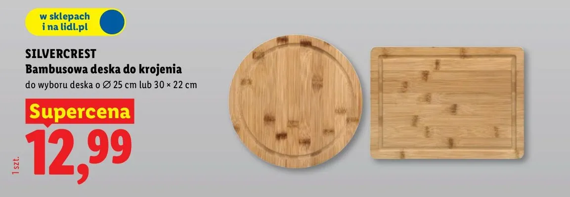 Bambusowa deska do krojenia  promocja w Lidl