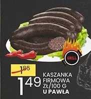 Kaszanka firmowa promocja w Wafelek