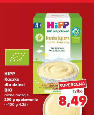 Kaszka dla dzieci BIO HiPP promocja w Kaufland