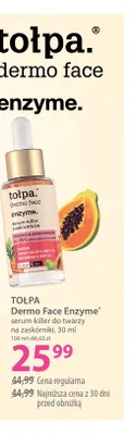Dermo Face Enzyme serum-killer do twarzy na zaskórniki Tołpa promocja w Hebe